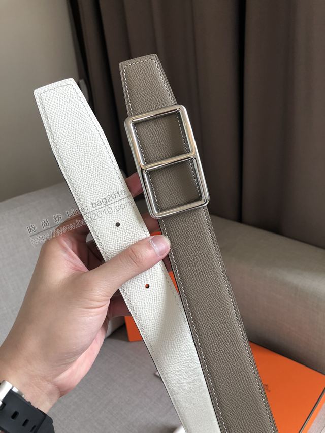 Hermes皮帶 官網同步 38MM 進口原版皮 愛馬仕男士腰帶  xfp2090